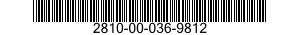 2810-00-036-9812  2810000369812 000369812