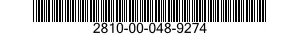 2810-00-048-9274 PLUG,PIPE 2810000489274 000489274