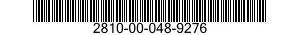 2810-00-048-9276 PLUG,PIPE 2810000489276 000489276