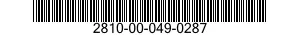 2810-00-049-0287  2810000490287 000490287