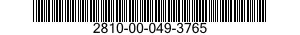 2810-00-049-3765  2810000493765 000493765