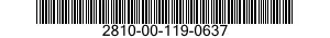 2810-00-119-0637  2810001190637 001190637