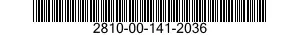 2810-00-141-2036  2810001412036 001412036