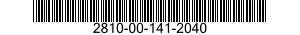 2810-00-141-2040  2810001412040 001412040
