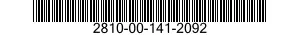 2810-00-141-2092  2810001412092 001412092