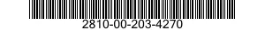 2810-00-203-4270 PIN,PISTON 2810002034270 002034270