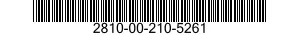 2810-00-210-5261  2810002105261 002105261