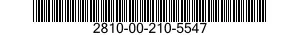 2810-00-210-5547  2810002105547 002105547
