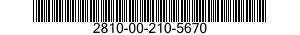 2810-00-210-5670  2810002105670 002105670