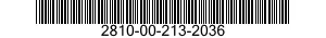 2810-00-213-2036  2810002132036 002132036