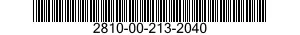 2810-00-213-2040  2810002132040 002132040