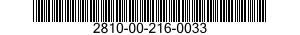 2810-00-216-0033  2810002160033 002160033
