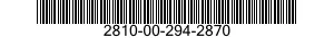 2810-00-294-2870  2810002942870 002942870