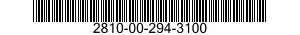 2810-00-294-3100  2810002943100 002943100