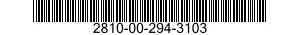 2810-00-294-3103  2810002943103 002943103