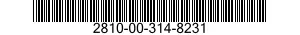 2810-00-314-8231  2810003148231 003148231
