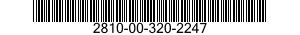 2810-00-320-2247 GEAR,SPUR 2810003202247 003202247