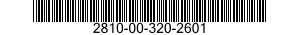 2810-00-320-2601  2810003202601 003202601