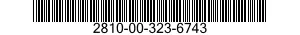 2810-00-323-6743 COUPLING,SHAFT,RIGID 2810003236743 003236743