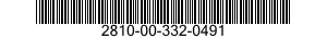 2810-00-332-0491  2810003320491 003320491