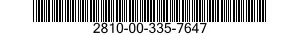 2810-00-335-7647  2810003357647 003357647