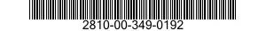 2810-00-349-0192  2810003490192 003490192