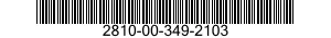 2810-00-349-2103  2810003492103 003492103
