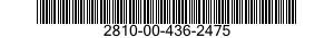 2810-00-436-2475  2810004362475 004362475