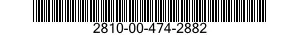 2810-00-474-2882  2810004742882 004742882