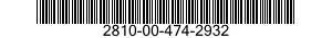 2810-00-474-2932  2810004742932 004742932