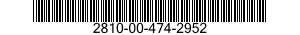 2810-00-474-2952  2810004742952 004742952