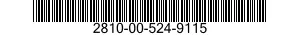 2810-00-524-9115  2810005249115 005249115