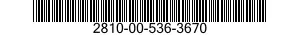 2810-00-536-3670 RING,RETAINING 2810005363670 005363670