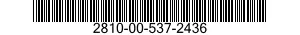 2810-00-537-2436  2810005372436 005372436