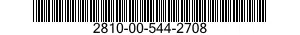 2810-00-544-2708 NUT,PLAIN,ROUND 2810005442708 005442708
