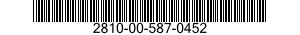 2810-00-587-0452  2810005870452 005870452