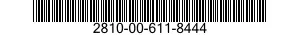 2810-00-611-8444 GEAR AND SHAFT 2810006118444 006118444
