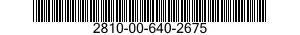 2810-00-640-2675  2810006402675 006402675