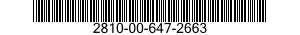 2810-00-647-2663  2810006472663 006472663