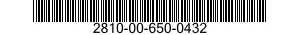 2810-00-650-0432  2810006500432 006500432