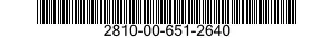 2810-00-651-2640  2810006512640 006512640