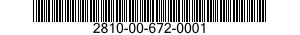 2810-00-672-0001  2810006720001 006720001