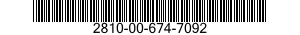 2810-00-674-7092 CYLINDER AND PISTON 2810006747092 006747092