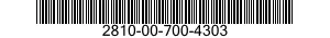 2810-00-700-4303  2810007004303 007004303