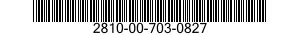 2810-00-703-0827  2810007030827 007030827