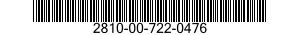 2810-00-722-0476  2810007220476 007220476