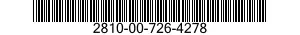 2810-00-726-4278  2810007264278 007264278
