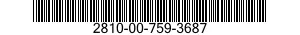 2810-00-759-3687  2810007593687 007593687