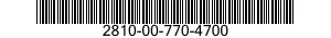 2810-00-770-4700  2810007704700 007704700