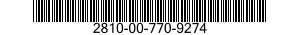 2810-00-770-9274  2810007709274 007709274